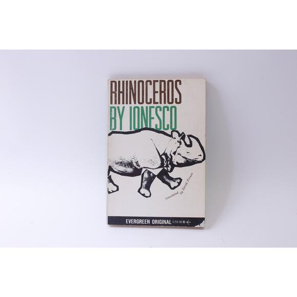 Rhinoceros And Other Plays by Eugene Ionesco, First Evergreen Edition, 1960 - Picture 1 of 5